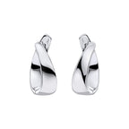 Beginnings Ribbon Twist Hoop Earrings