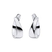 Beginnings Ribbon Twist Hoop Earrings
