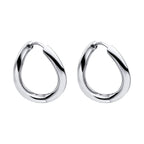 Beginnings Infinity Twist Hoop Earrings