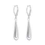 Beginnings Elongated Teardrop French Hook Earrings
