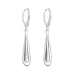 Beginnings Elongated Teardrop French Hook Earrings
