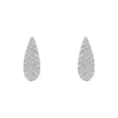 Beginnings Channel Set Droplet Stud Earrings