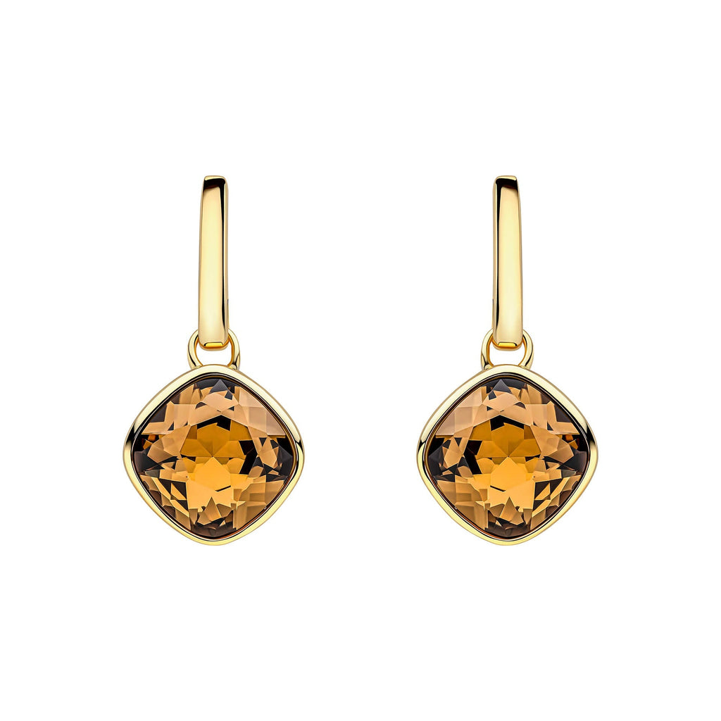 Beginnings Cushion Cut Crystal Drop Stud Earrings