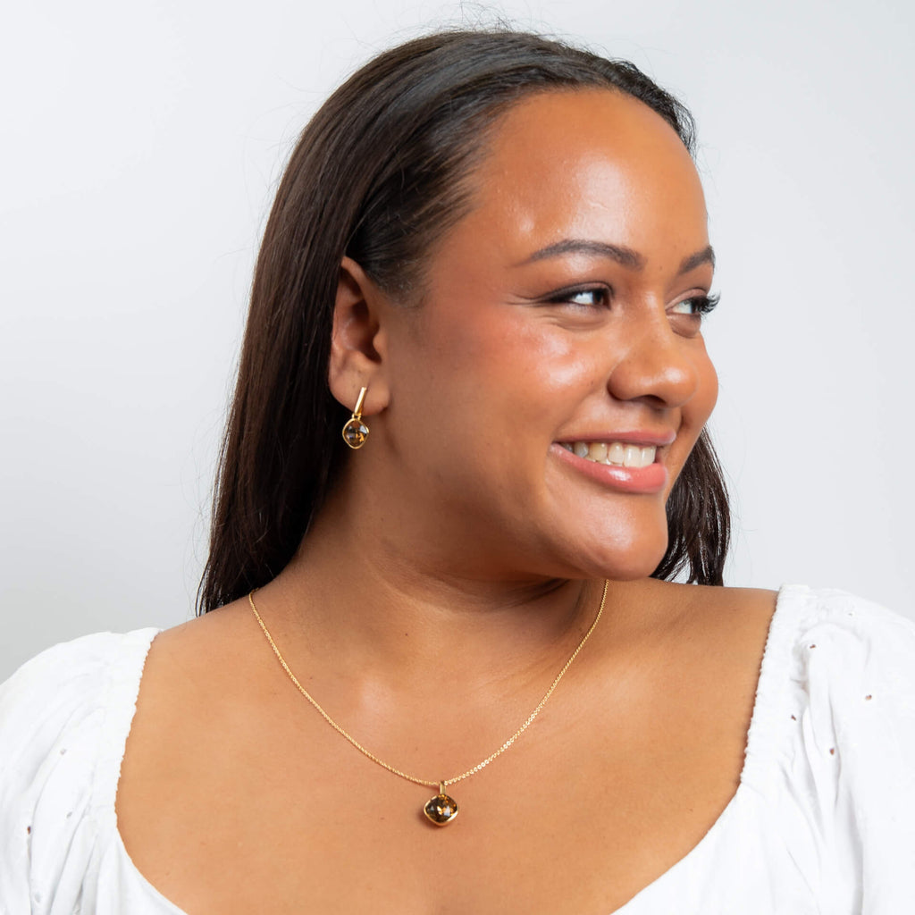 Beginnings Cushion Cut Crystal Pendant