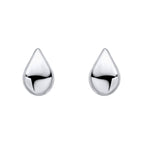 Beginnings Highly Polished Droplet Stud Earrings