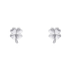 Beginnings Four Leaf Clover Stud Earrings