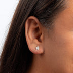 Beginnings Four Leaf Clover Stud Earrings