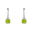 Beginnings Round Semi Precious Drop Stud Earrings