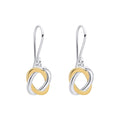 Beginnings Woven Circle Drop Earrings