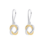 Beginnings Woven Circle Drop Earrings