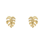 Beginnings Monstera Leaf Stud Earrings