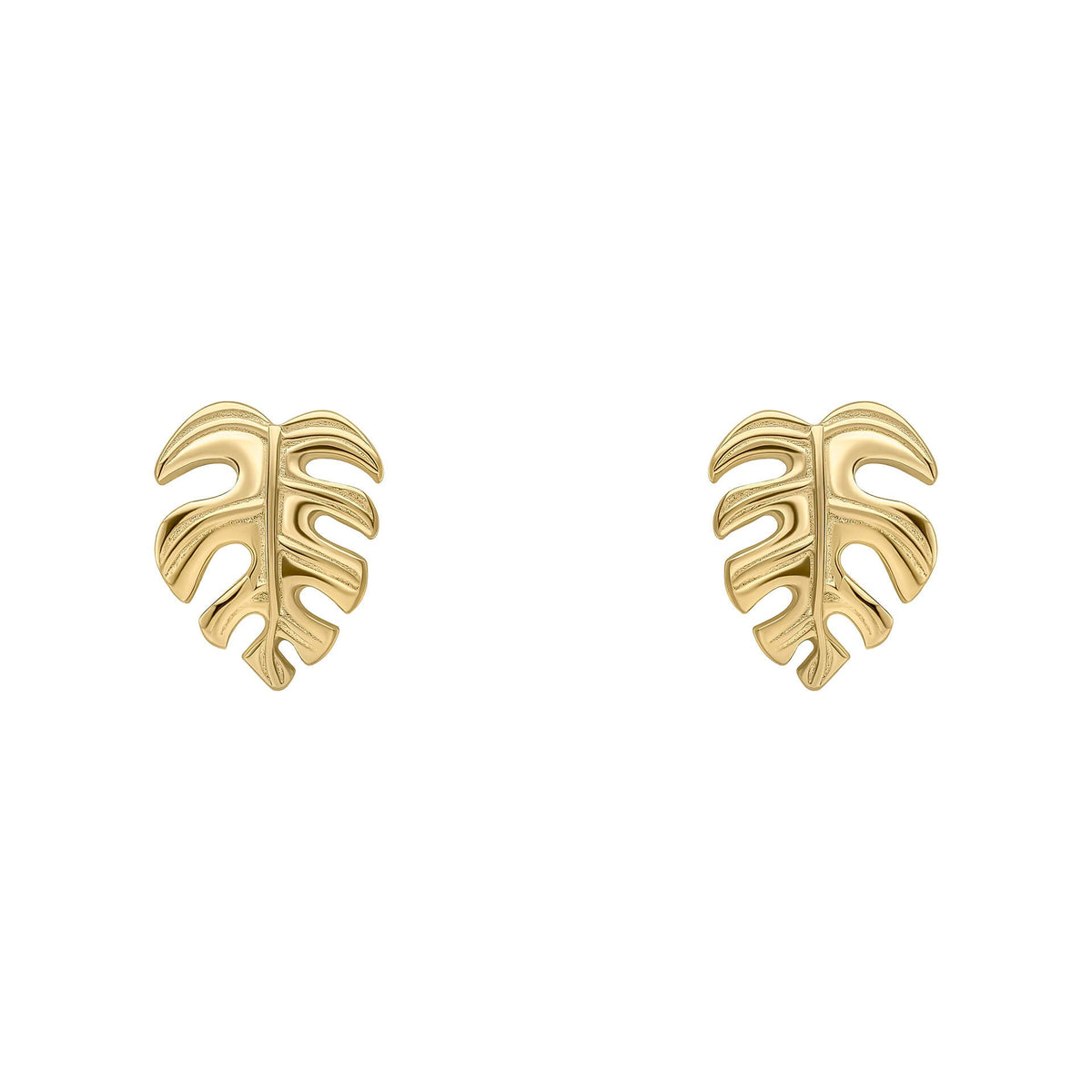 Beginnings Monstera Leaf Stud Earrings