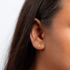 Beginnings Monstera Leaf Stud Earrings