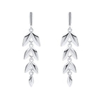 Beginnings Long Leaf Drop Earrings