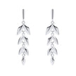 Beginnings Long Leaf Drop Earrings