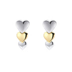 Beginnings Cascading Hearts Drop Earrings