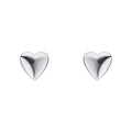 Beginnings Polished Heart Stud Earrings