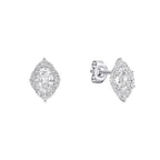 Diamonfire Oval Cluster Stud Earrings