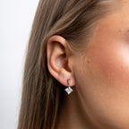 Diamonfire Princess Cut Drop Earrings