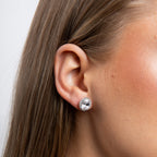 Diamonfire Oval Halo Stud Earrings