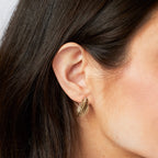 Laura Ashley Silver Marlbrook Leaf Earrings