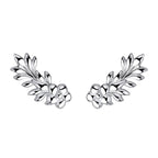 Laura Ashley Silver Naunton Folly Crawler Earrings