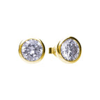 Diamonfire Bezel Set Carat Stud Earrings