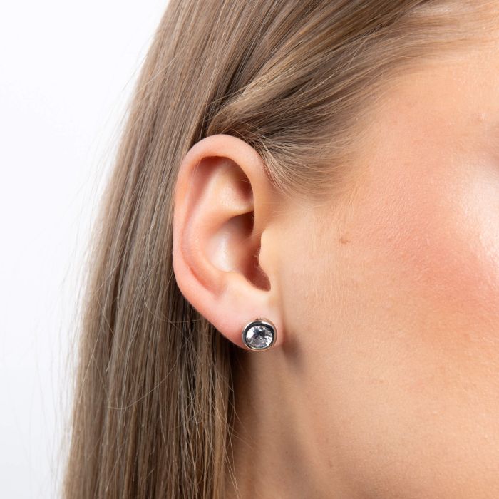 Diamonfire Bezel Set Carat Stud Earrings