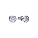 Diamonfire Bezel Set Carat Stud Earrings