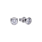 Diamonfire Bezel Set Carat Stud Earrings