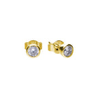 Diamonfire Bezel Set Carat Stud Earrings