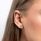 Diamonfire Bezel Set Carat Stud Earrings
