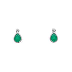 Laura Ashley Silver Thornage Flowers Stud Earrings