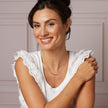 Laura Ashley Silver Thornage Flowers Necklace