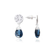 Classic Athena Kate Drop Earrings: Silver Iolite