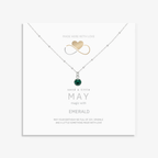 Emerald May Birthstone Necklace