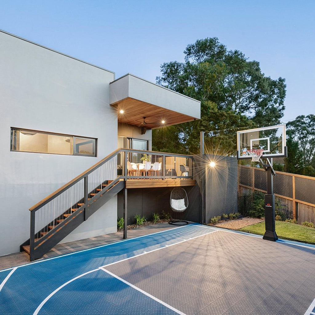 Mini Basketball Court Flooring with Court Markings | Includes Court Markings