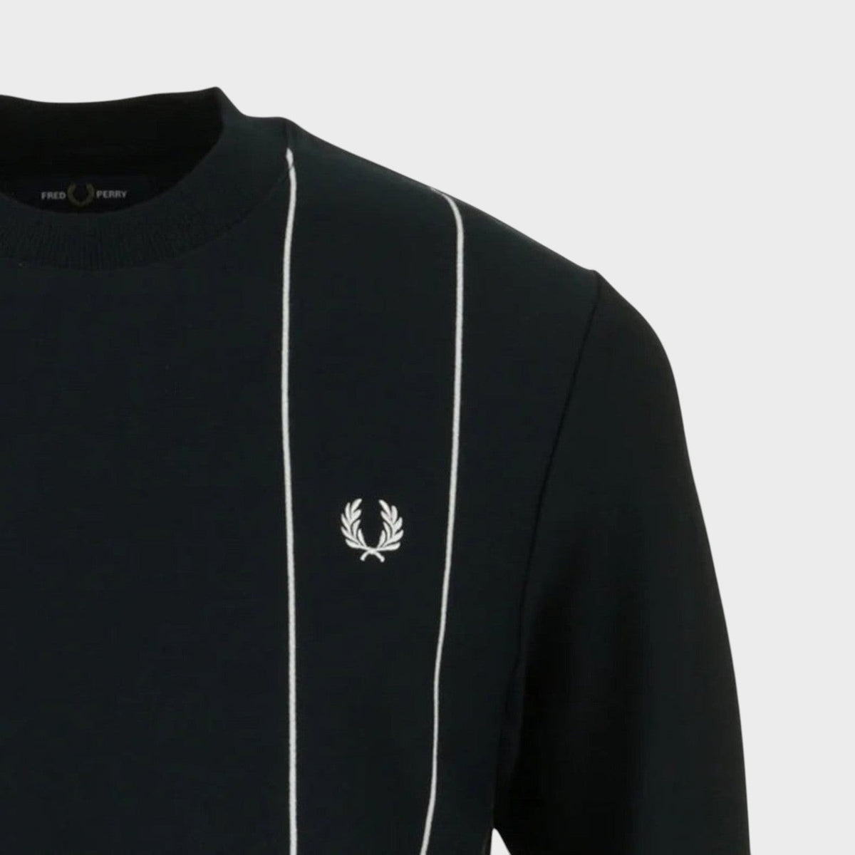 Pinstripe Sweatshirt Navy Blue