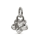 Charm de plata personalizado con flor Nomeolvides