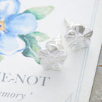 Forget-Me-Not Silver Stud Earrings