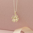 Four Leaf Clover Silver Charm
