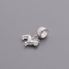 Dije de plata de bulldog francés
