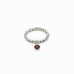 Garnet January Birthstone Ring