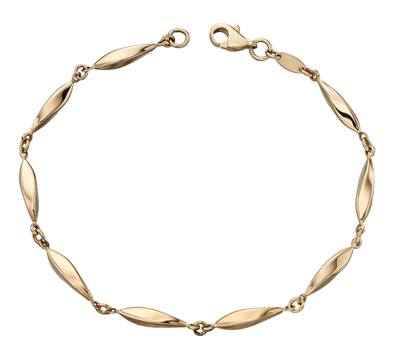 Elements Gold Marquise Link Bracelet
