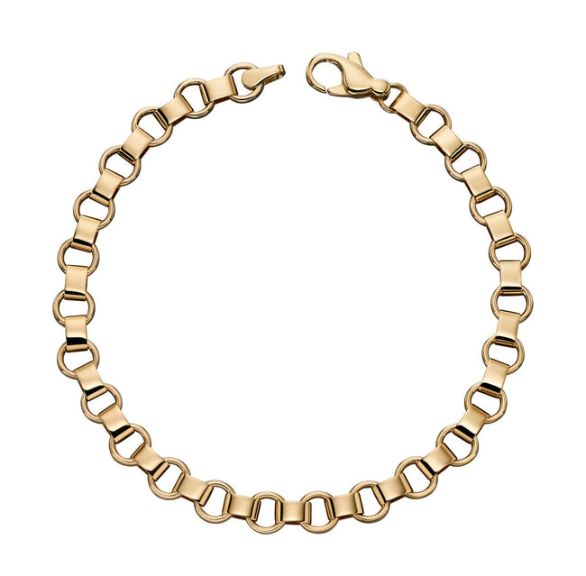 Elements Gold Circle Link Bracelet