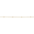 Elements Gold Fine Ball Station Bracelet