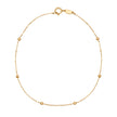 Elements Gold Fine Ball Station Bracelet