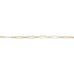 Elements Gold Elongated Link Bracelet