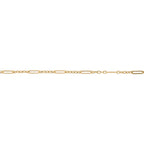 Elements Gold Mixed Length Link Bracelet
