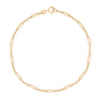 Elements Gold Mixed Length Link Bracelet